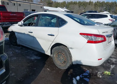 2014 Nissan Sentra S z USA, uszkodzony, nr VIN 3N1AB7APXEL687729